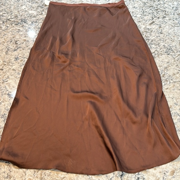 Free People | NWOT Sweet Talker Half Slip Skirt in Brown Size XL - Picture 12 of 12